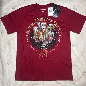 NWT Disney Nightmare Before Christmas “Making Christmas Fright” Tee – Size Med